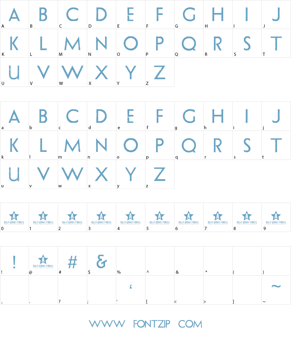 URANIUM MAFIA Font Character